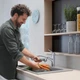 Cмеситель для кухни с выдвижной лейкой HANSGROHE Focus M42 EcoSmart хром латунь 71865000 - изображение 2