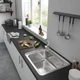 Cмеситель для кухни с выдвижной лейкой HANSGROHE Focus M42 EcoSmart хром латунь 71865000 - изображение 5