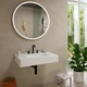 Cмеситель для умывальника на три отверстия HANSGROHE Tecturis черный металл с донным клапаном 73330670 - изображение 2