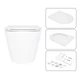Комплект инсталляции Q-TAP Nest&Swan кнопка хром безободковый унитаз Q-TAP с крышкой микролифт дюропласт QT16335180W48203 - изображение 6