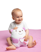 Pluszowa zabawka przytulanka Chicco First Dreams z muzyką i podświetleniem Miś Różowy (8058664184620) - obraz 6