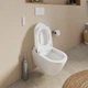 Унитаз подвесной c функцией биде белый DURAVIT D-Neo SensoWash® с сиденьем с микролифтом 654000012004300 - изображение 5