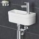 Умывальник подвесной GROHE Euro Ceramic 370x180x120мм прямоугольный белый 39327000 - изображение 2