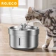 Поїлка питний фонтан для домашніх тварин Rojeco Stainless Steel Cat Water Fountain 2L - зображення 1