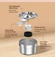 Поїлка питний фонтан для домашніх тварин Rojeco Stainless Steel Cat Water Fountain 2L - зображення 4