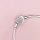 Браслет (основа) для шармов Pandora, Сердце, 20см - изображение 3
