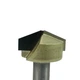 Фреза пазова V-подібна VATZO 1004 Compozit F2 D22 d8 L45 h10 O135 - изображение 2