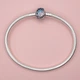 Браслет (основа) для шармов Pandora, Радужная мозаика, 18см - изображение 1