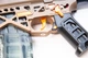 Набір Дитячий іграшковий автомат Орбіган MK6 Pro (AR15 Pro) акумуляторний + орбізи 50 000 шт (гідрогелеві кульки) / Гель бластер (orbeez gel blaster) Золотий - изображение 14