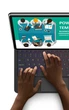 Магнітний чохол клавіатура для планшета DUX DUCIS Keyboard Bluetooth 5.2 Samsung Galaxy Tab S10 Plus S9 Plus S9 FE Plus 12.4'' - зображення 8