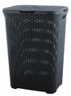 Корзина для белья Natural Style Curver 60L темно-серый 00707 - изображение 1