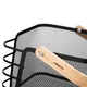 Корзина с ручкой Midori 24х23.5х16.1см, металл, дерево, черный ARDESTO 000328088 - изображение 5