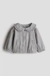 Жакет твиловый H&M 271236075 68 Серый/Клетка - изображение 1