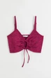 Топ H&M 271073101 L Фуксія - зображення 1