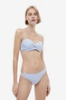 Ліф купальний H&M 270963684_whiteblue 75B Блакитний/Білий - изображение 2