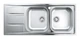 Кухонна мийка Grohe K400 1160 x 500 мм з ексцентриком 2 чаші матова (31587SD0) - зображення 2