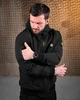 Чоловіча міська вітровка Stone Island Black водовідштовхувальна з еластичного матеріалу T800 S - зображення 3
