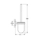 Йоршик для унітазу настінний Grohe QuickFix Start 411852430 - зображення 2