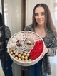 Сладкий набор подарочный с конфетками бокс в форме круга для жены, мамы, ребенка SPbox-247 - изображение 3