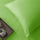 Простынь на резинке MirSon Royal Soft Stripe 30-0016 Light Green 100x200 см (2200011304830) - изображение 3