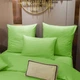 Простынь на резинке MirSon Royal Soft Stripe 30-0016 Light Green 70x190 см (2200011304731) - изображение 2