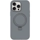 Чехол Silicone Case Full Protective with Ring для Apple iPhone 15 Pro (6.1") Grey - изображение 1