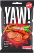 Упаковка сухариков YAW! Стиксы со вкусом салями 50 г х 32 шт (1.6 кг) (4841900001607) - изображение 2