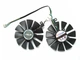 Вентилятор FirstD для видеокарты ASUS GTX 1060 1070 Dual RX 480 Dual (orgnl) 87 мм FDC10U12D9-C (T129215BU T129215SU PLD09210S12HH FDC10U12S9-C) комплект 2 шт (№119.22) - изображение 2