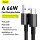 USB кабель USB на Type-C разъемы Baseus Superior Series Fast Charging (66W, 6А, 2m). Black - зображення 4