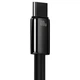 USB кабель із роз'ємом Type-C Baseus Tungsten Gold Fast Charging Data (100W, 1m). Black - зображення 5