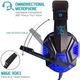 Игровые геймерские наушники Plextone PC780 проводные с микрофоном и подсветкой для ноутбука компьютера ПК черно синий - изображение 2