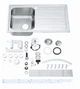 Кухонна мийка Grohe K500 45-S Нержавіюча сталь (31571SD0) - зображення 8