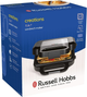 Мультимейкер Russell Hobbs, 750Вт, комплект-3 пластини, алюміній, корпус-нержав.сталь, пластик, чорний-срібний - изображение 14