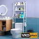 Полиця стелаж над над унітазом Toilet Rack TW-101 стійка органайзер підлогова - зображення 10