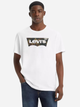 Koszulka męska bawełniana Levi's Housemark Graphic Tee Hm Ssnl Filll Whi 22489-0163 S Biała (5400816106012) - obraz 1