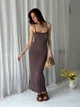 Сарафан женский ARTKNIT Кружево L-XL Кофейный (4823093473126) - изображение 5