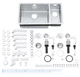 Кухонна мийка Grohe K700U 80-S Нержавіюча сталь (31575SD0) - зображення 7