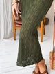 Сарафан женский ARTKNIT Кружево L-XL Оливковый (4823093473324) - изображение 9
