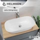 Раковина Helmken 39370000 70 см белая + донный клапан Click-Clack хром - изображение 3