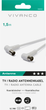 Kabel Vivanco 48/20 15WW 1.5 m IEC White (4008928480337) - obraz 2
