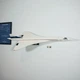 Кронштейн /Настінне 3D Кріплення для Фірмового конструктора Icons Concorde AIRBUS Літак Конкорд (10318) + Додаткове Кріплення для Таблички - Чорне - зображення 3