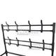 Вешалка для одежды и подставка для обуви 2в1 Hat Rack 132 х 60 х 27 см black - изображение 4