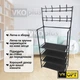 Вешалка для одежды и подставка для обуви 2в1 Hat Rack 132 х 60 х 27 см black - изображение 7