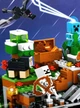 Дитячий конструктор Minecraft Гірська печера гра майнкрафт з LED підсвіткою ігровий набір з кубиків блоків фігурок тварин 587 деталей з печерою деревами лавою водою факелами та аксесуарами розвиваючий подарунок для творчості хлопчиків та дівчаток 66334 - зображення 8