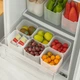Харчові контейнери в холодильник для зберігання продуктів (3 шт, прозорі) - зображення 5