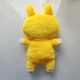 Мягкая игрушка Лабубу Зайчик The Monsters Labubu Плюшевая Размер 37 см Желтый - изображение 2