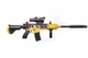 Дитячий Автомат M416 (M4 Viper,M4A1) / Гель бластер акумуляторний + Орбізи, гелеві кулькі (10 000 шт) + Глушник + Оптика Gold - зображення 4
