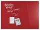 Дошка магнітно-маркерна 1200x900 червона Magnetoplan Glassboard-Red - изображение 6