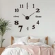 Об'ємний настінний годинник Clock3D, чорний - зображення 2