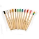 Бамбукові зубні щітки Natural Bamboo Toothbrush 10 штук в наборі - зображення 5